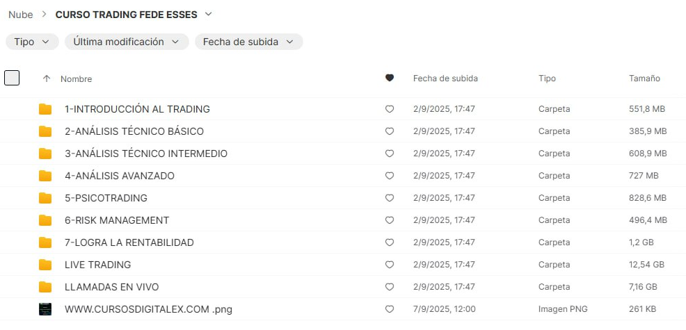 CURSO DE TRADING DE CERO A 100 FEDE ESSES 2025 - Imagen 2