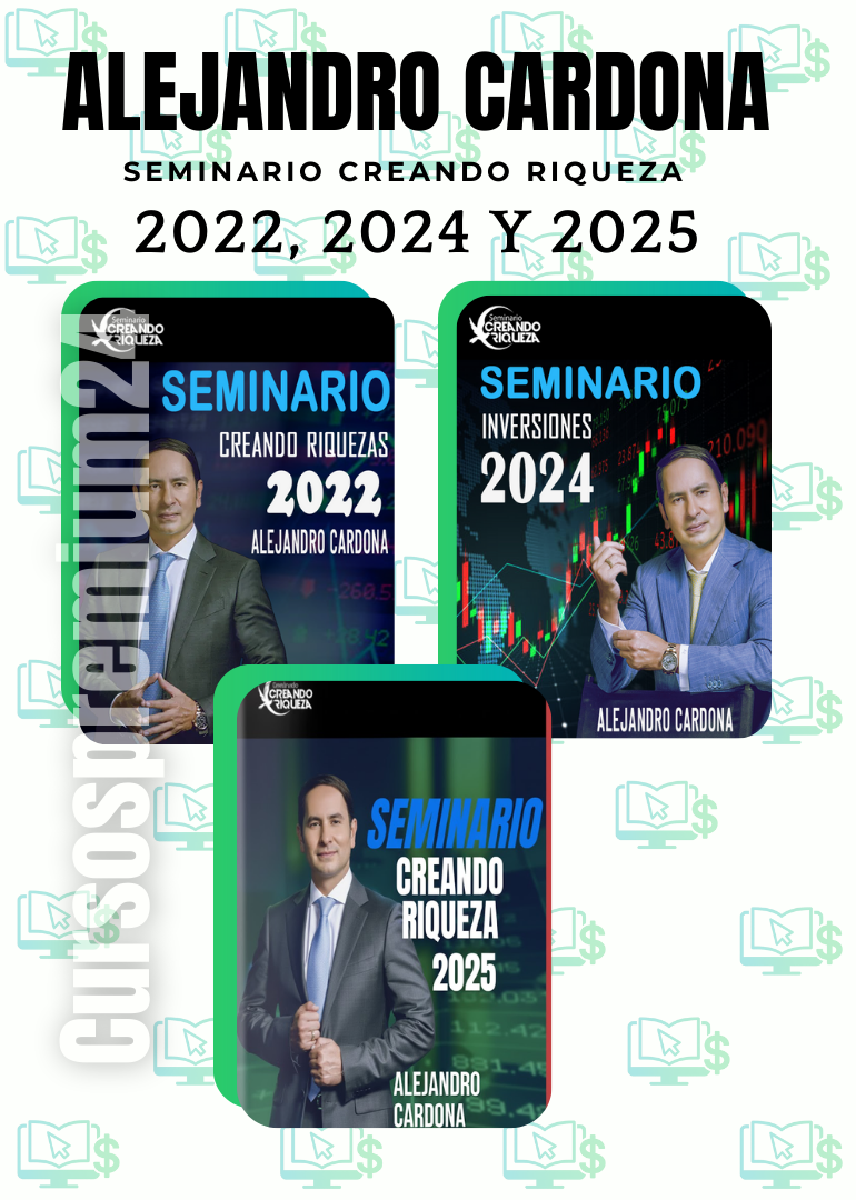 TRIPACK DE CURSOS ALEJANDRO CARDONA 2022-2024-2025